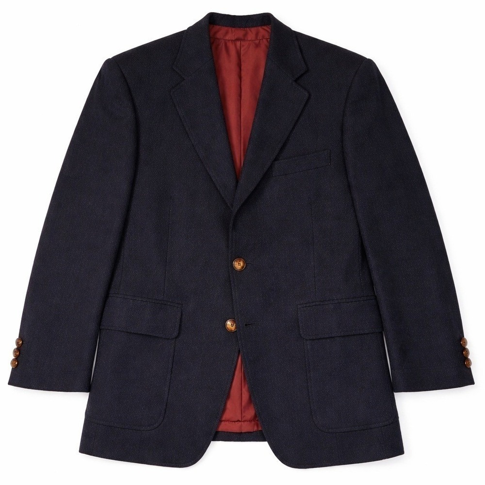 Levi's Menswear Wool Blazer 42R Navy Made in USA 74571-0919‎